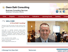 Tablet Screenshot of owendahlconsulting.com